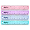 Westcott Plastic Ruler, 6 in, Assorted Colors, Pack of 36 Image 1