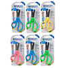 Westcott School Kumfy Grip Left-Handed Kids Scissors, 5" Blunt, Assorted Colors, Pack of 6 Image 1