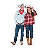 Western Cowboy Hats with Red Bandana - 12 Pc. Image 3