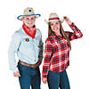 Western Cowboy Hats with Red Bandana - 12 Pc. Image 4