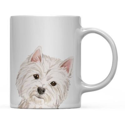 Westie Up Close Ceramic Mug Image 1