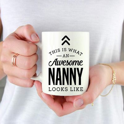 What an Awesome Nanny Coffee Tea Mug Image 1