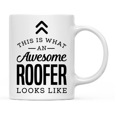 What an Awesome Roofer Coffee Tea Mug Image 2