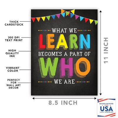 What We Learn Shapes Us 8.5x11in Image 1