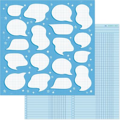 Whatevs Double-Sided Cardstock 12"X12"-Let's Chat Image 1