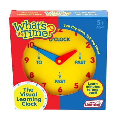 What's the Time Geared Clock Educational Toy Image 1