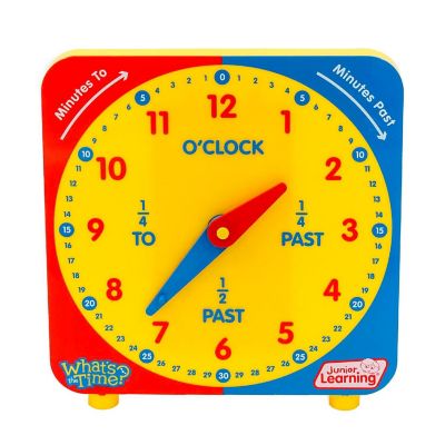 What's the Time Geared Clock Educational Toy Image 1