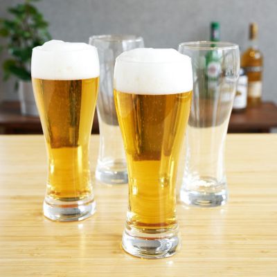 Wheat Beer Glasses, Set of 4 Image 1