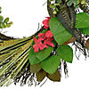 Wheat  Eucalyptus and Twig Artificial Wreath  22-Inch Image 2