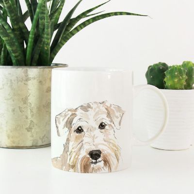 Wheaten Terrier Up Close Ceramic Mug Image 1