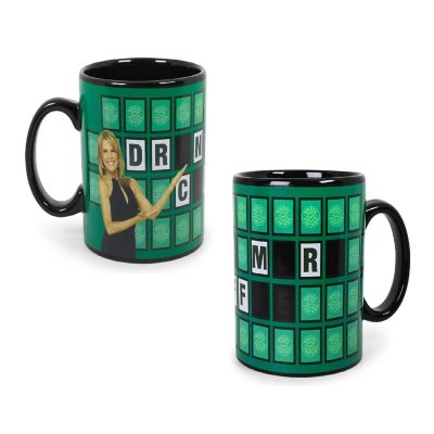 Wheel of Fortune "Drink More Coffee" Color-Changing Mug  Holds 16 Ounces Image 1