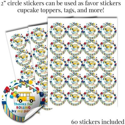 Wheels On The Bus Sticker Bundle 429pc. by AmandaCreation Image 2