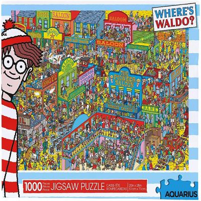 Where's Waldo Wild Wild West 1000 Piece Jigsaw Puzzle Image 1