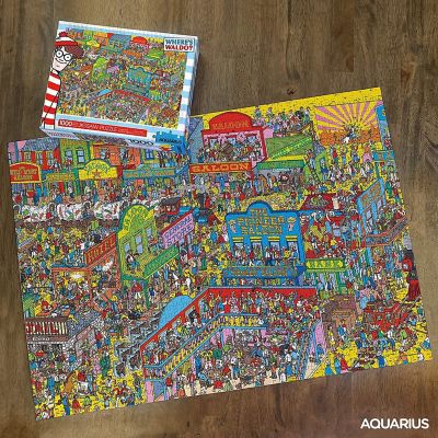 Where's Waldo Wild Wild West 1000 Piece Jigsaw Puzzle Image 2