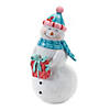 Whimsical Snowman Figurine (Set Of 2) 12.75"H, 14"H Resin Image 2