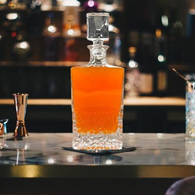 Whiskey Decanter - Rectangle - 800ML, Case of 6 Image 3