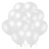 White 5" Latex Balloons - 24 Pc. Image 1