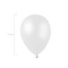 White 5" Latex Balloons - 24 Pc. Image 1