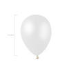White 5&quot; Latex Balloons - 24 Pc. Image 1