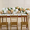 White & Gold Balloon Table Runner Kit - 651 Pc. Image 1