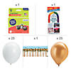 White & Gold Balloon Table Runner Kit - 651 Pc. Image 1