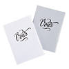 White &amp; Silver Wedding Vow Books - 2 Pc. Image 1