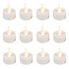 White Battery-Operated Tea Light Candles - 12 Pc. Image 1