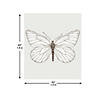 White Butterfly Tapestry Image 3