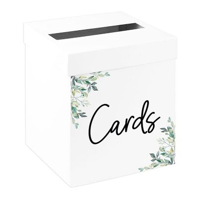 White Card Box Greenery Foliage 10x10 Image 1