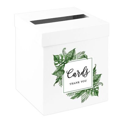 White Card Box Tropical Monstera Image 1