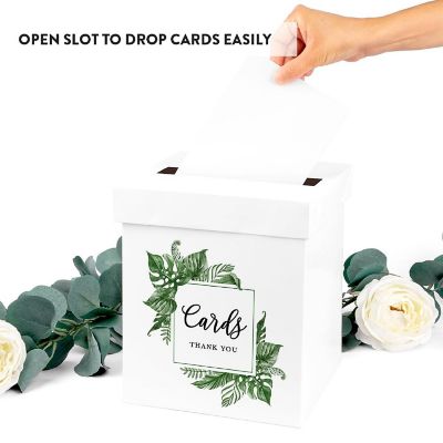 White Card Box Tropical Monstera Image 2