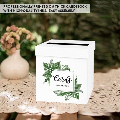 White Card Box Tropical Monstera Image 3