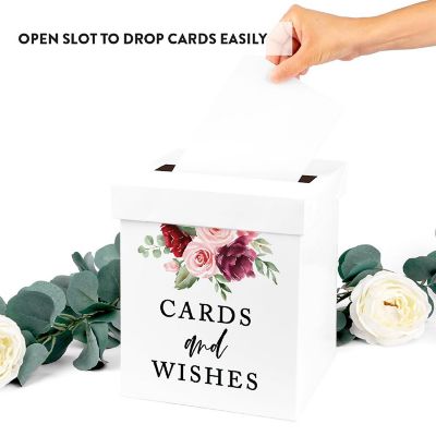 White Card Box Winter Florals 10x10 Image 2