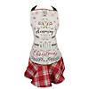 White Christmas Tree Ruffle Apron Image 1