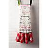 White Christmas Tree Ruffle Apron Image 2