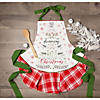 White Christmas Tree Ruffle Apron Image 3