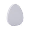 White Easter Egg-Shaped Tabletop Decoration Image 1