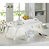 White Folding Tray 20X13X10.37" Image 2