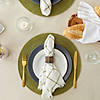 White French Stripe Tablecloth 60X104 Image 4