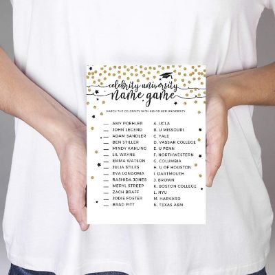 White Gold Celebrity Name Game, 20pk Image 2