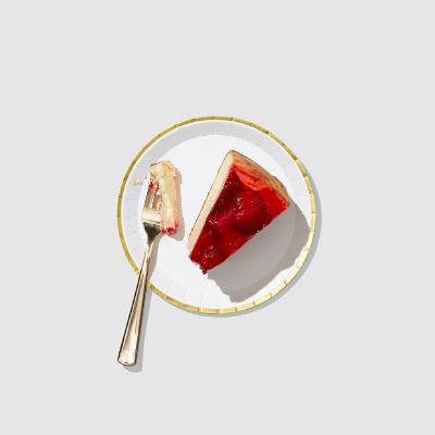 White Gold Classic Small Plates -10/Pack - 10 Pieces Image 1
