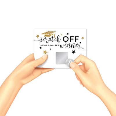White Gold Graduation Scratch Games 30PK Image 2