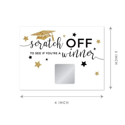 White Gold Graduation Scratch Games 30PK Image 3