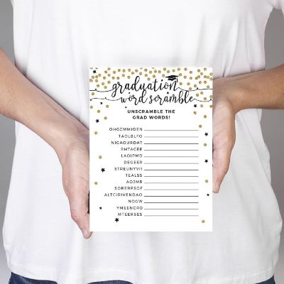 White Gold Graduation Word Scramble 20PK Image 2