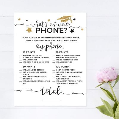 White Gold Phone Game, 20pk Image 3