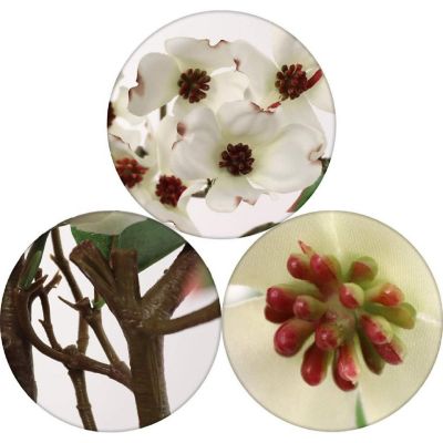 White Handcrafted Dogwood Branches Image 1