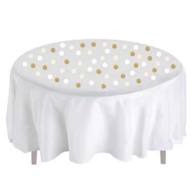 White Ivory Gold Confetti, 180-Pack Image 2