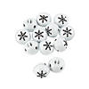 White Jingle Bells with Snowflake - 12 Pc. Image 1