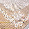 White Lace Polyester Tablecloth Image 1