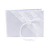 White Lace Wedding Guest Book Image 1